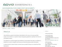 Tablet Screenshot of nova-exhibitions.com